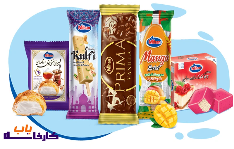 محصولات کارخانه میهن